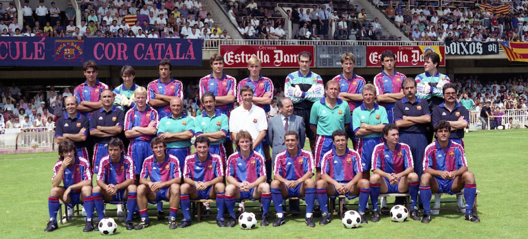 Barcelona 1992-95 Retro Soccer Jersey Vintage