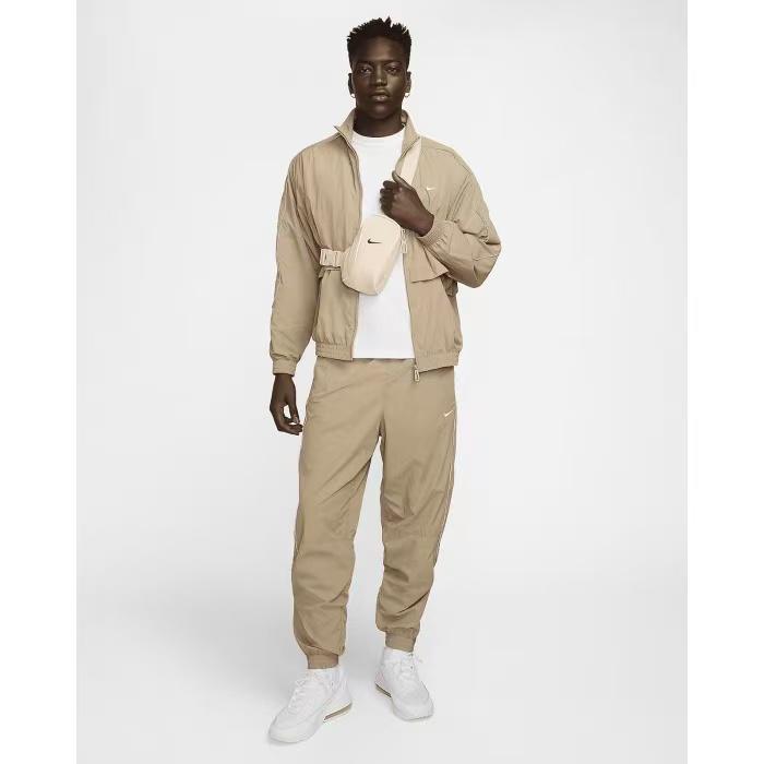 Nike Solo Swoosh Woven Tracksuit - Beige