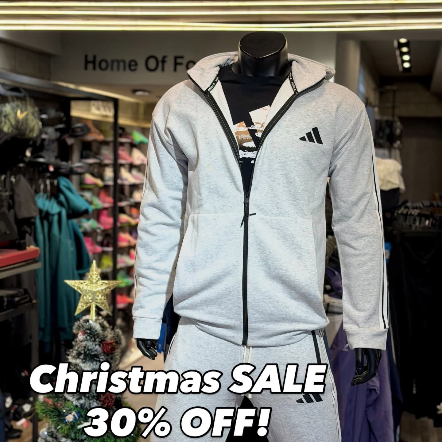 Adidas Power Tracksuit - Light Grey