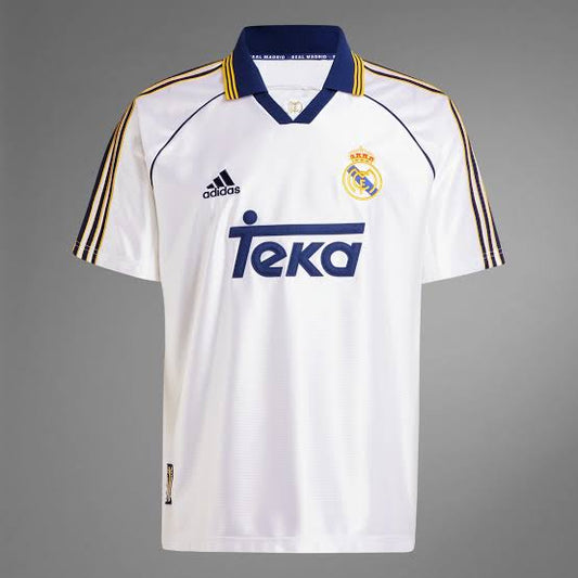 Real Madrid 1998 Home RETRO FOOTBALL Jersey