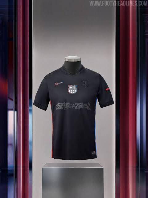 Barcelona Away X TRAVIS SCOTT T-shirt