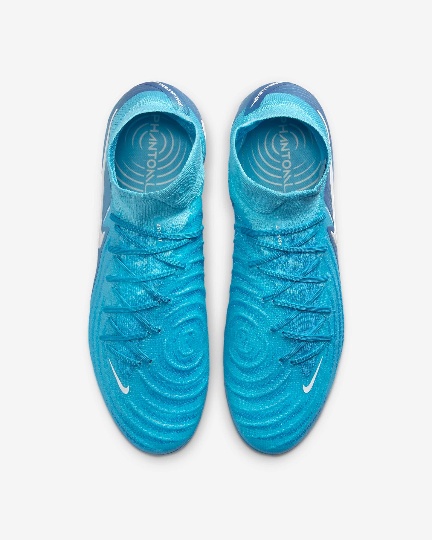 NIKE PHANTOM LUNA 2 ELITE FG HIGH TOP BLUE