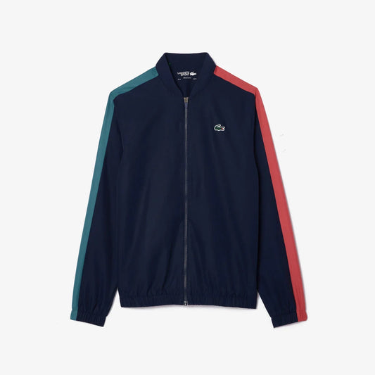 LACOSTE Block Stripe Tracksuit - Navy