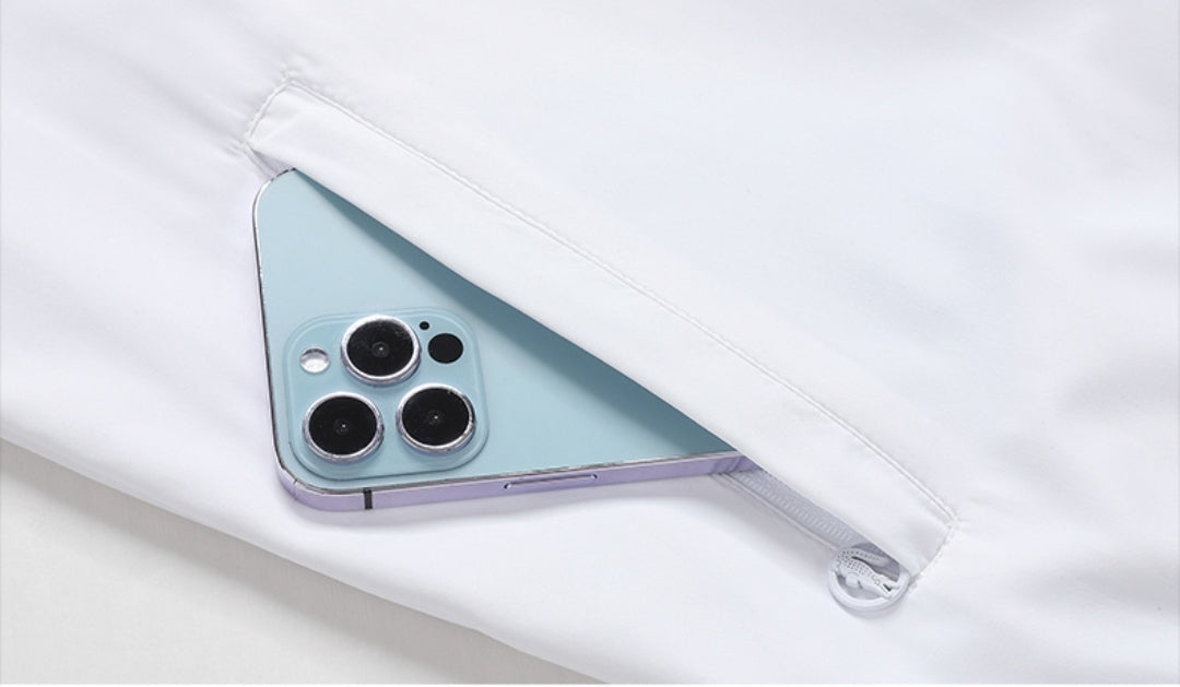 LACOSTE Block Stripe Tracksuit - White