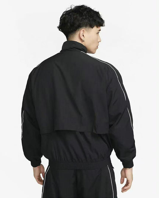Nike Solo Swoosh Woven Tracksuit - Black