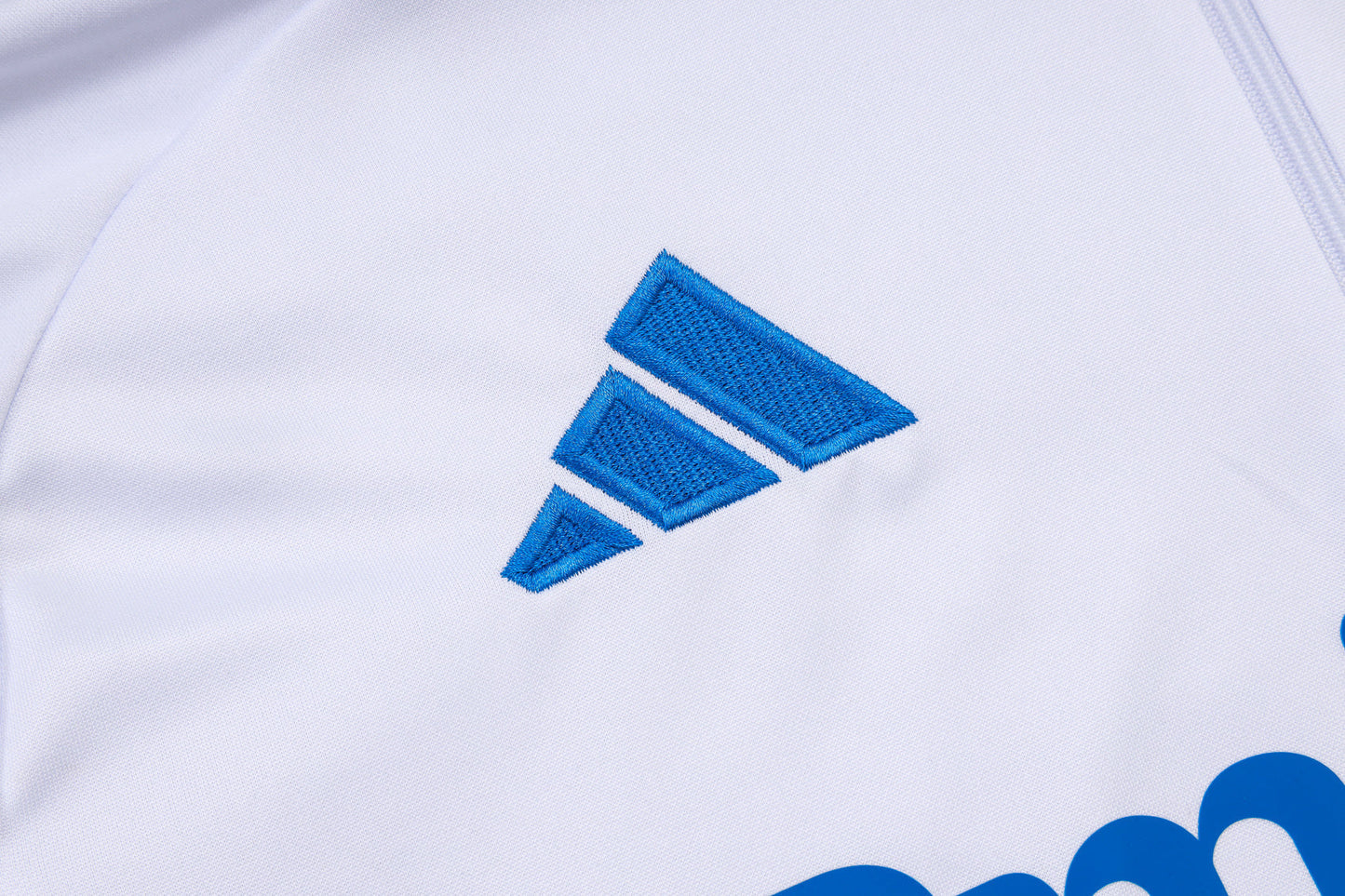 Real Madrid 25/26 Half-zip Tracksuit - White and Blue