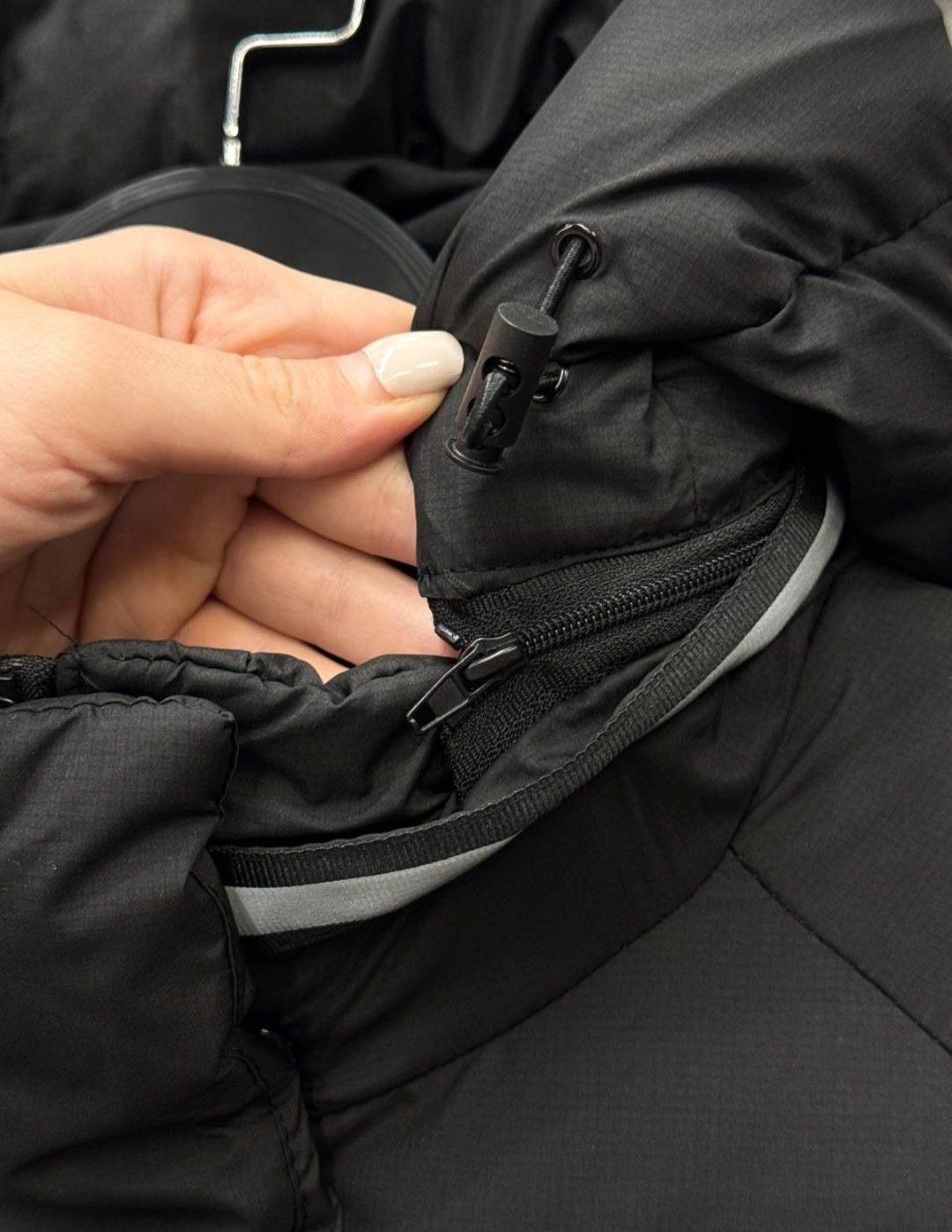 Syna World x Nike Puffer Jacket - Black and Teal