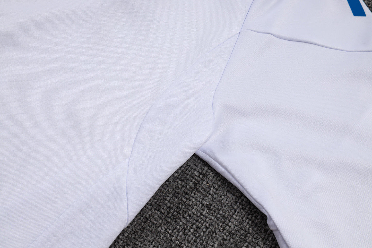 Real Madrid 25/26 Half-zip Tracksuit - White and Blue