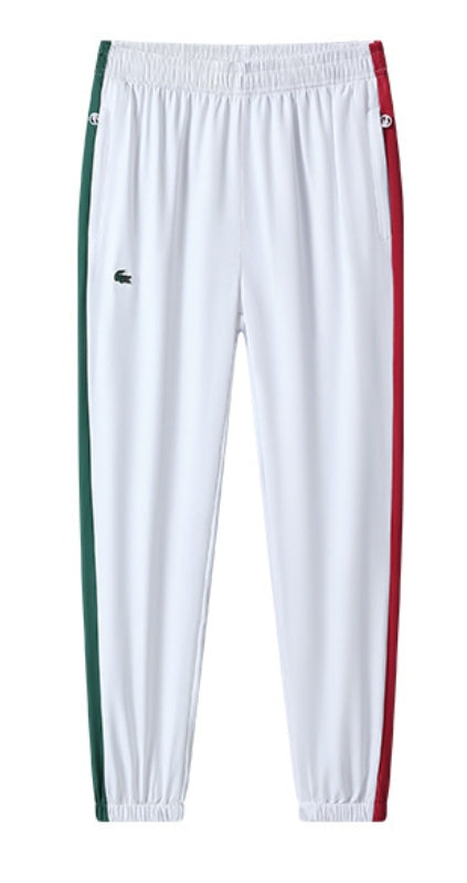 LACOSTE Block Stripe Tracksuit - White