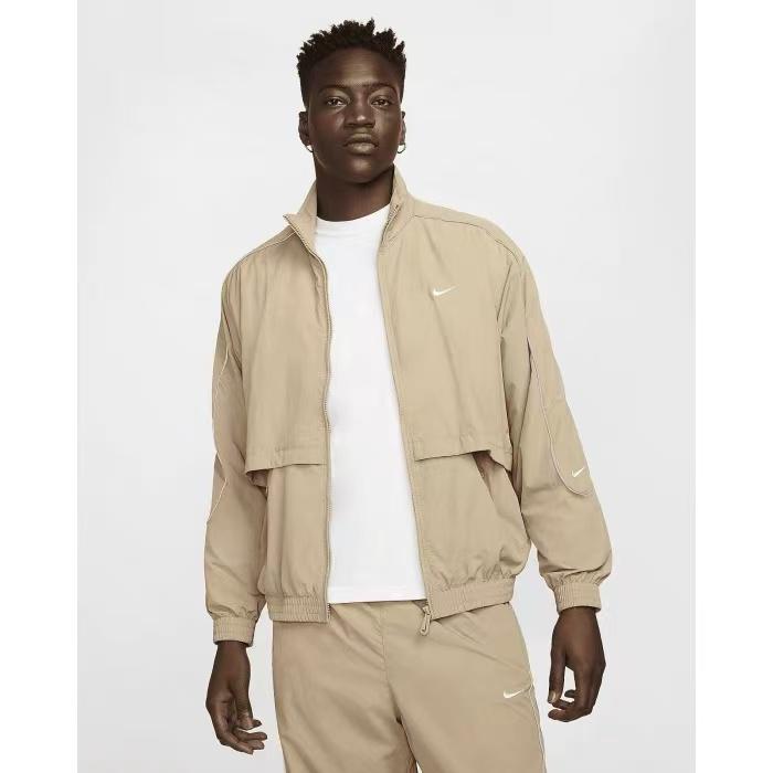Nike Solo Swoosh Woven Tracksuit - Beige